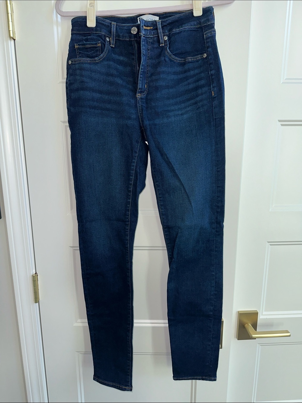 LOFT Dark Blue Skinny Jeans